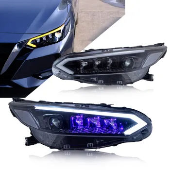 Right Side Headlamp Replacement for Nissan Sylphy/Sentra 20-23 with Rotating Passenger Side
