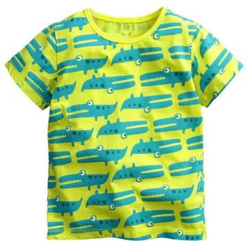 OneToo Children T-shirt boys t shirt Tees Short sleeve shirts Summer Kids Tops Cartoon Baby Boy Clothing Cotton fireman