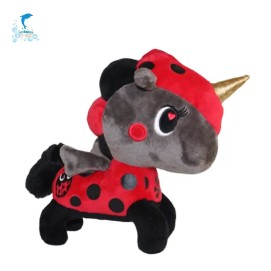 Customized Animal Toys Stuffed Plush Unicorn With Remote Intercom Multifunction Customization