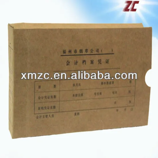 Hot Sales Kraft Paper File Bags Kraft Paper Bags for Portfolio