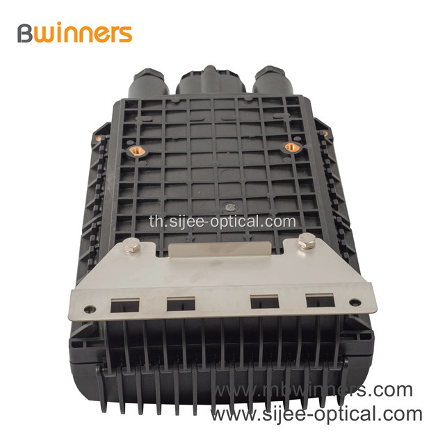 กล่องกันน้ำ Ip68 288 แกนใยแก้วนำแสงกลางแจ้งสำหรับกล่องแยกสายไฟเบอร์ออปติก