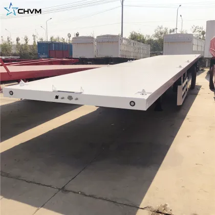 3 Axle Flatbed Truck Trailer
