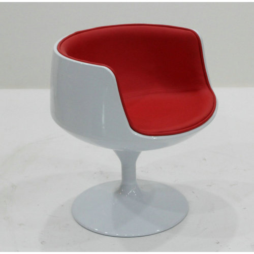 Fibreglass cup shaped chair