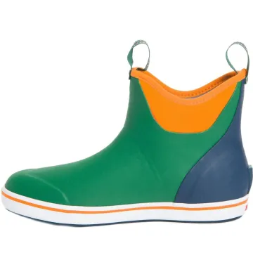 OEM Waterproof Ankle Rubber Rain Boots for Men - High-Performance Saltwater Anti-slip Deck Boots