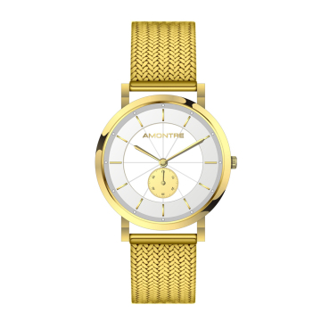 Ultra-thin Watches for Man Mesh Strap