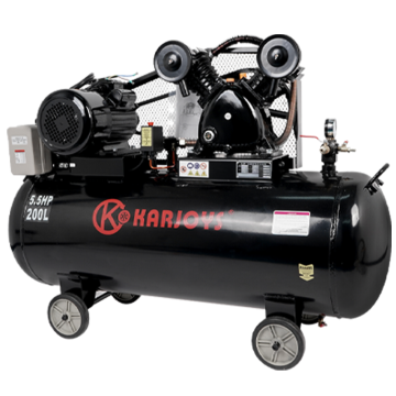 울트라 조용한 200l 전기 공기 압축기 8 bar 4kw 5.5hp oilless 휴대용
