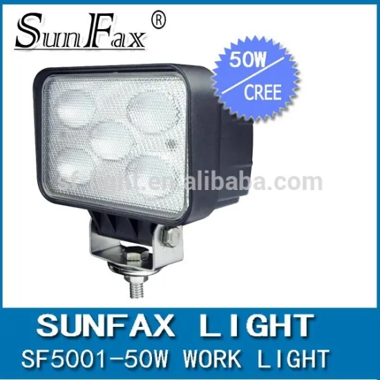 Super Power 50W led work light, 10w*5Ls led driving light flood lamp for Truck , Tractor