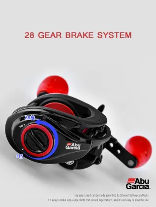 Abu Garcia Black Max3 Baitcasting Fishing Reel 6.4:1 Gear Ratio 8kg Drag Saltwater