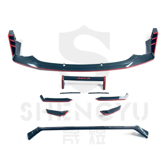 Car Front Face Upgrade Kit: RS7 Style for Audi A7 2019-2021 - Bumper & Grille Set