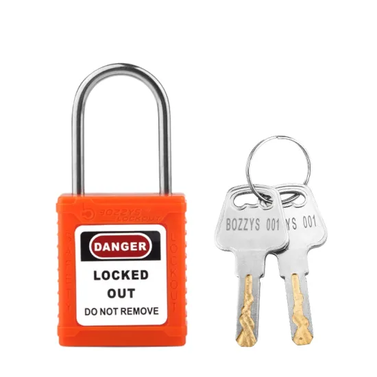 OEM Factory Master Keyed Safety Padlock - Stainless Steel Shackle Lockout