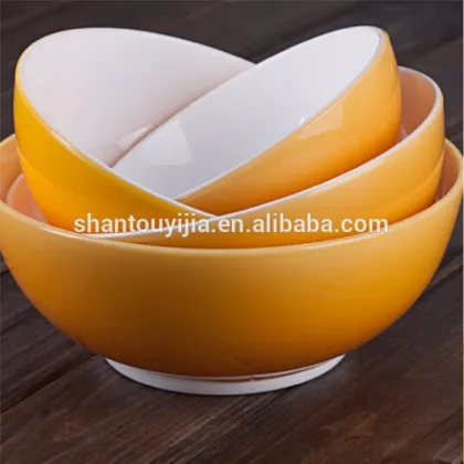 Durable Plastic Bicolor Bowl 320ml Plastic Bowl