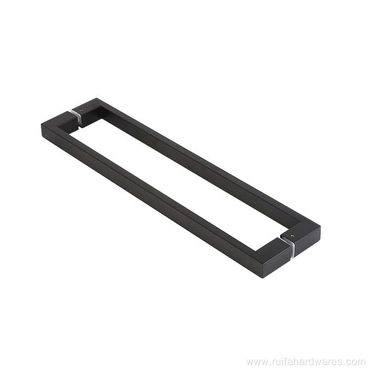 Black Stainless Steel Waterproof Glass Door Handle