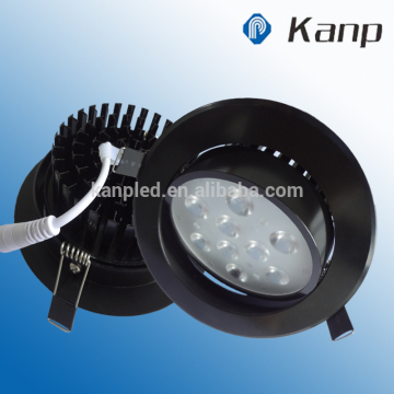 9W New Design Stair Black Style Free Sample Ceiling LED Spotlight