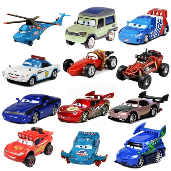Wholesale Collection of 22 Styles Pixar Cars 1:50 Scale Diecast Metal Alloy Racing Toy Vehicles