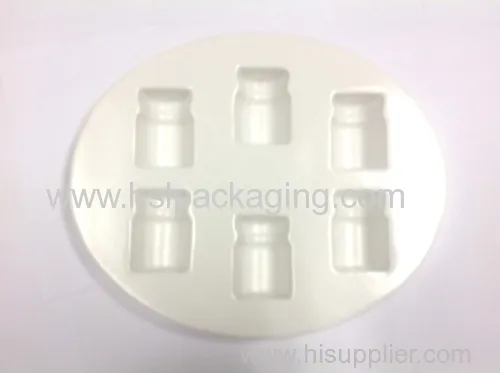 Colorful Plastic Blister Inner Flocking Tray 