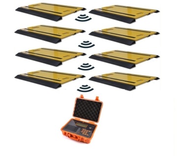 Portable Wireless Axle Scale for Truck Weight Measurement - 20 Ton Capacity