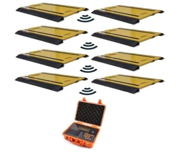 Portable Wireless Axle Scale for Truck Weight Measurement - 20 Ton Capacity