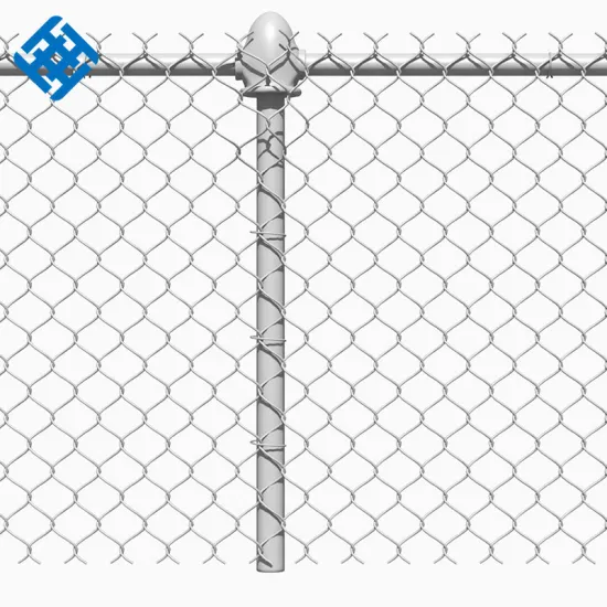 PVC Coated Diamond Wire Mesh for Tennis Court Fencing