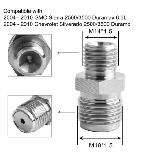 Raccord de rampe de carburant compatible avec Chevrolet