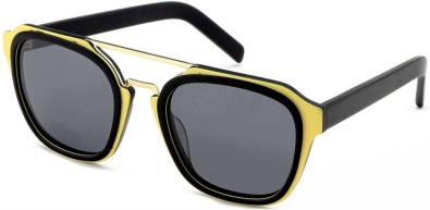 C1 Acetate Sunglasses  Black、Yellow