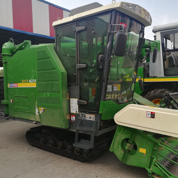 crawler rice harvester enhanced gearbox with cab