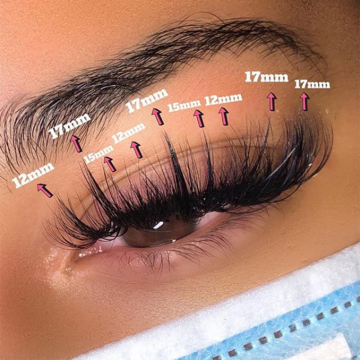 Individual Cashmere Lash Volume Eyelash Extensions: 5-25 Length and 0.03 Curl