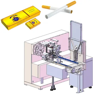 Electronic cigarette packaging machine