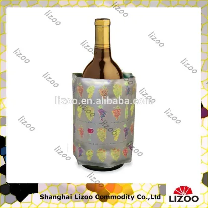 Silver wine cooler wrap