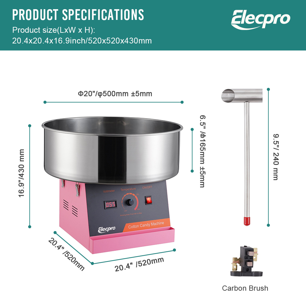 110V Portable Candy floss maker (7)