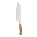 Cuchillo de cocina de acero inoxidable 3CR13 con mango de madera