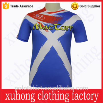 Custom UK fitted sublimation compression t shirt