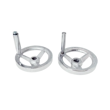 Custom Design CNC Machine Handwheel - Iron Chrome Hand Wheel for Machines