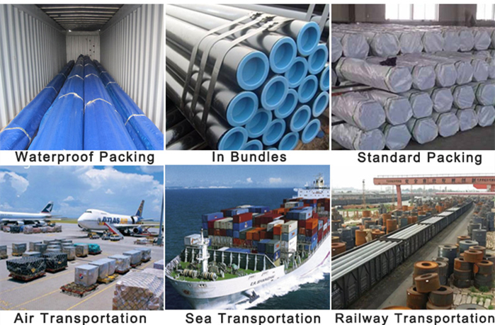 Seamless Carbon Steel Pipe Packing and Transportation 