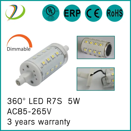 85-265V 5w R7s 78mm Led Light