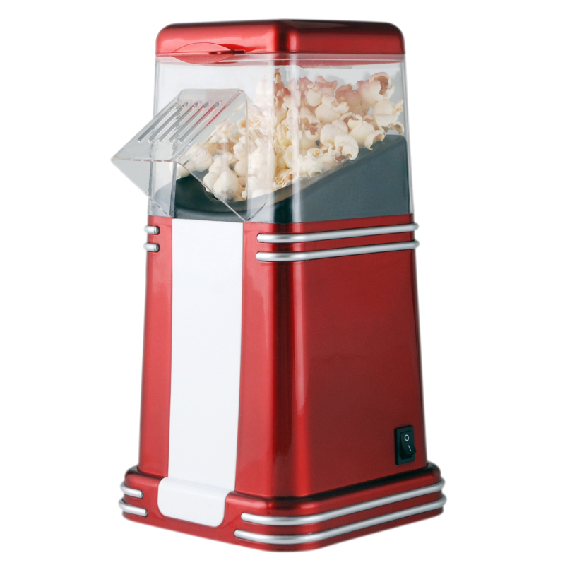Fast Making Hot Air Popcorn Popper  Mini Popcorn Machine n Maker for Home, Family Christmas Gifts