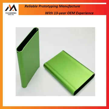 High Demand Al6061 Aluminum Shell CNC Machining Parts / CNC Machined Parts Anodized Aluminum Green
