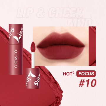 O.TWO.O Lip Cream: 12 High Pigment Waterproof Long-Lasting Matte Lip & Cheek Tint