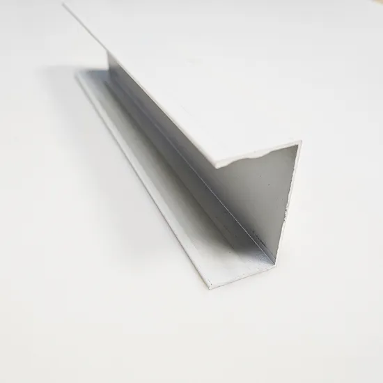 6063 & 6061 U-shaped Aluminum Extrusion in Various Sizes with White Powder Coating