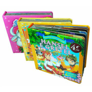 China hot sale children promotional cardboard story book