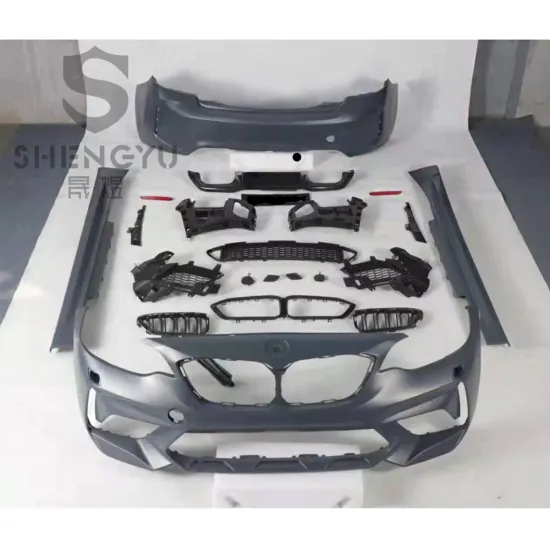 PP Material Wide Car Body Kits for BMW 2 Series F22 F23 2014-2018 M2C Bumpers Side Skirts Upgrade