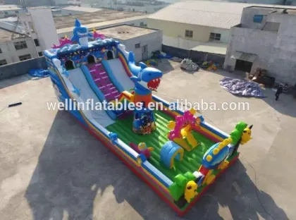 ocean theme giant inflatable amusement park / inflatable children's playground