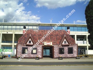Water-proof outdoor Inflatable Pub Sale,PVC PUB Room with fans for free
