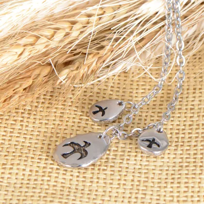 Best Sale Stainless Steel Phoenix Firebird Pendant Necklace