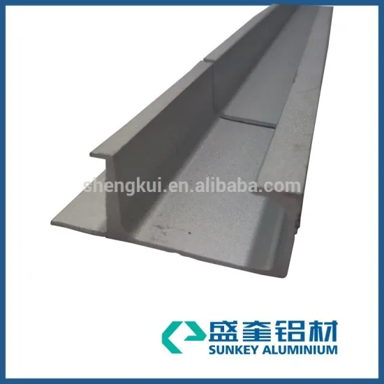 Extrusion de aluminio Furniture Profiles Perfil de aluminio SS Sand Blasting
