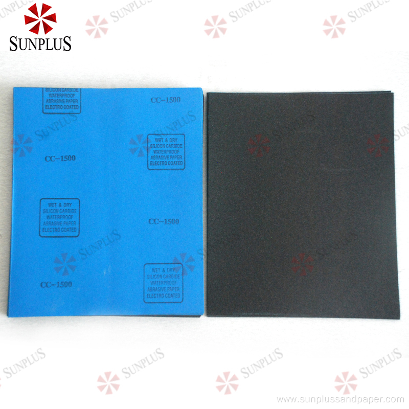 Sanding Paper Wetordry Sheet Silicon Carbide Sandpaper