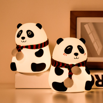 Wholesale Panda Shape LED Rechargeable Night Light for Home