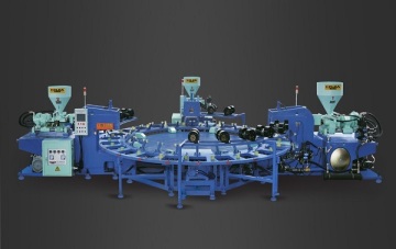 Three Color Tread Molding Machine