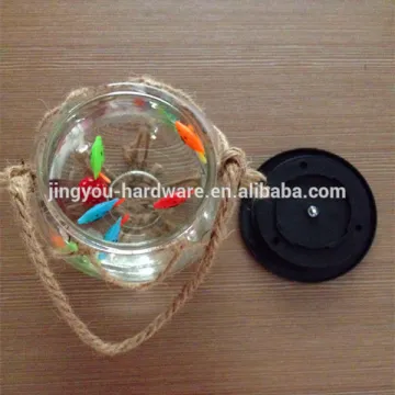 fish solar light garden