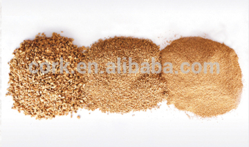 Cork in Granules, Natural Cork Bark, Factory in Jiangsu rugao, China