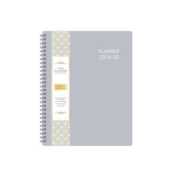 Flexible Cover 2024 Weekly Planner Organizer with Wire Binding